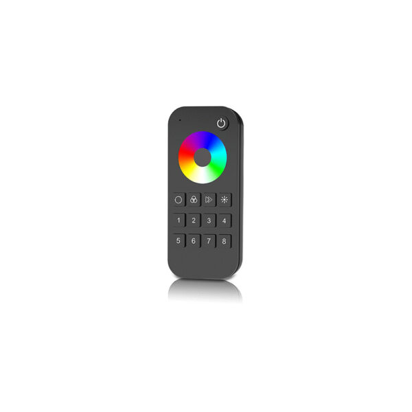 Adresuojamų (SPI tipo) LED juostų 2.4 GHz RF pultelis (RGB