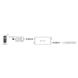 Hermetiškas IP67 nuolatinės įtampos valdiklis V1-WPM 12-24V 5A - Image 5
